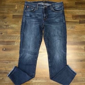 Hudson Krista Ankle super skinny womens jeans with raw hem. Excellent condition